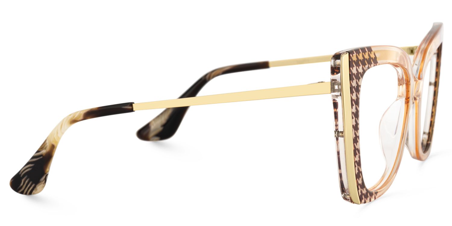 Harshad - Butterfly Houndstooth Prescription Glasses | Vooglam 4