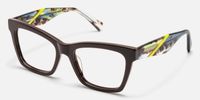 Vibranium - Rectangle Brown Eyeglasses
