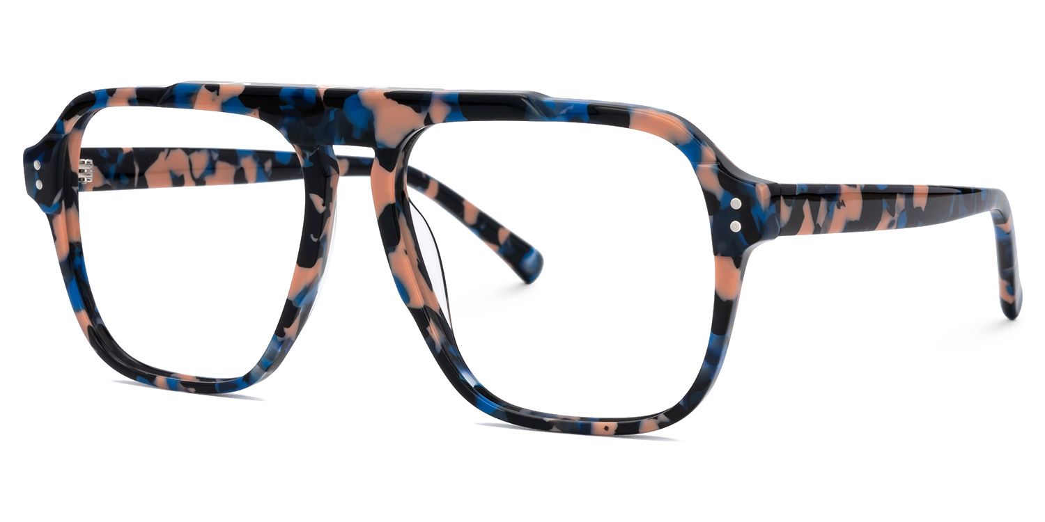 Sosa - Aviator Tortoise Eyeglasses | Vooglam Front View