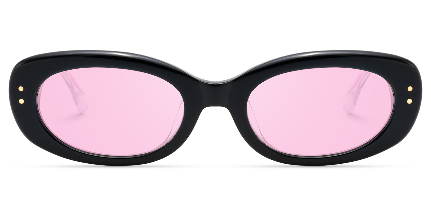 

TADA - Oval Black Sunglasses