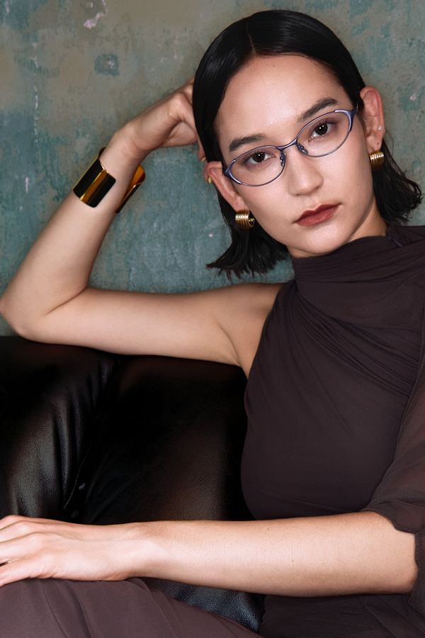 Explore the design story of Ebisu - Purple Metal Rimmed Oval Glasses | Vooglam