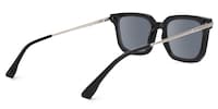 Denbeigh - Rectangle Black Sunglasses - 3