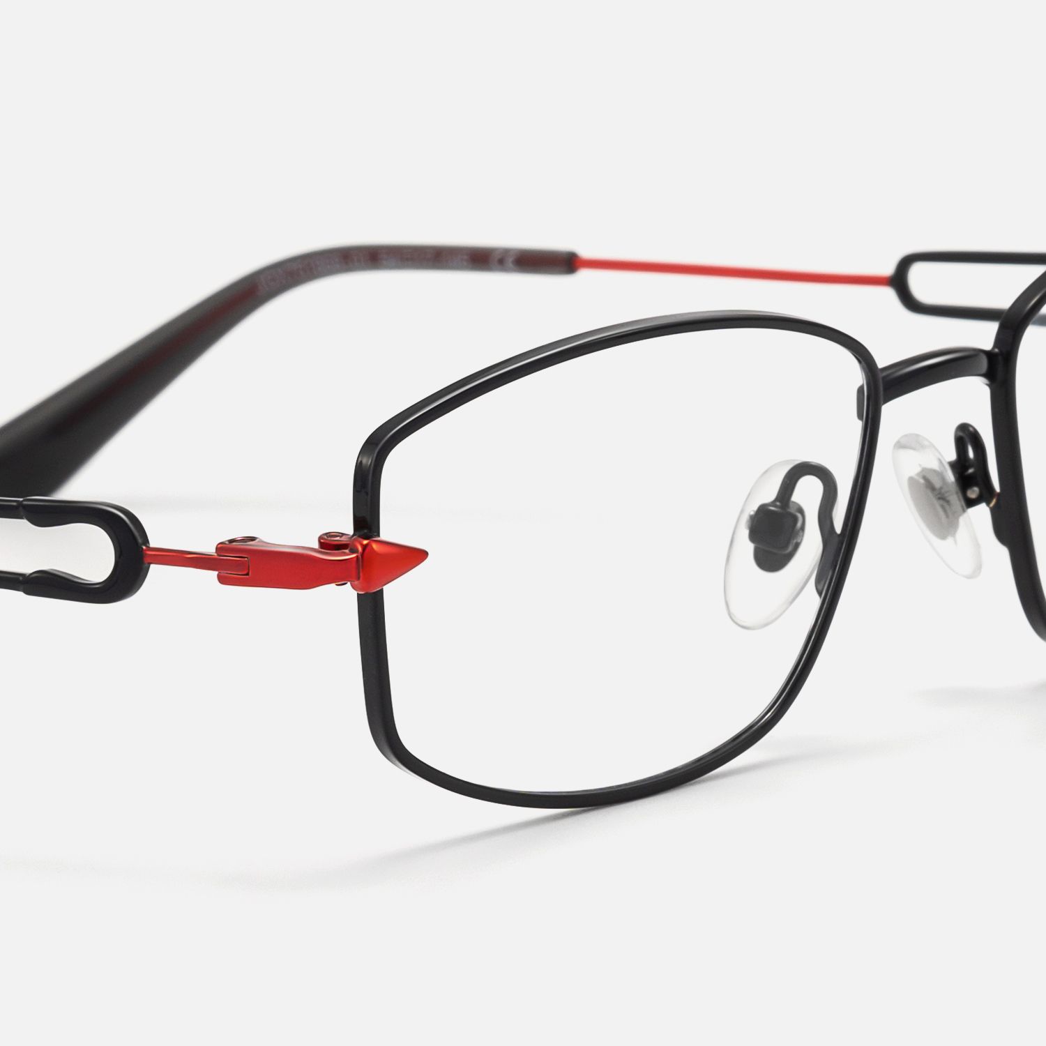 Bladework - Two Tone Narrow Black Glasses | Vooglam Design Details