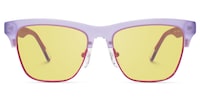 Polka - Square Purple Sunglasses - 1