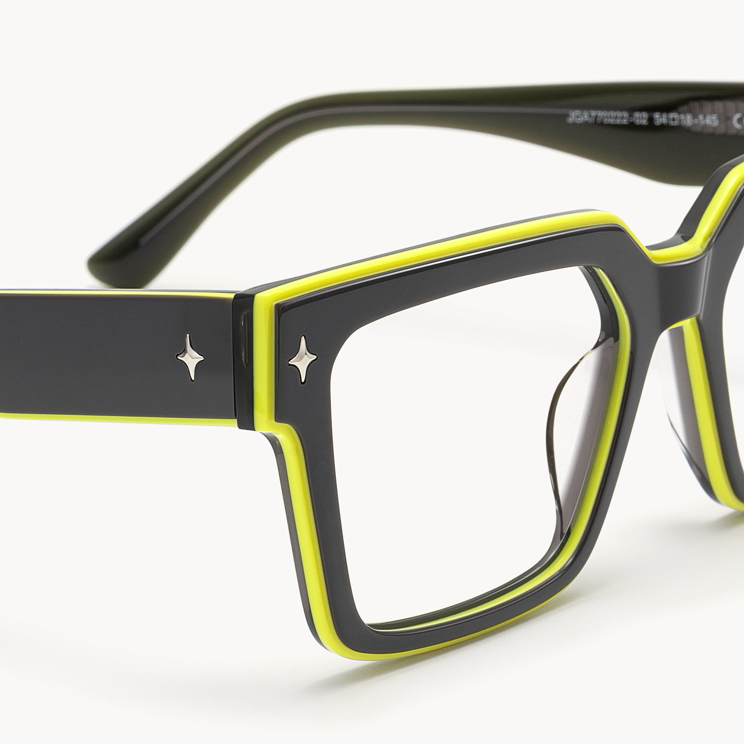 Havok - Rectangle Gray Eyeglasses - 7