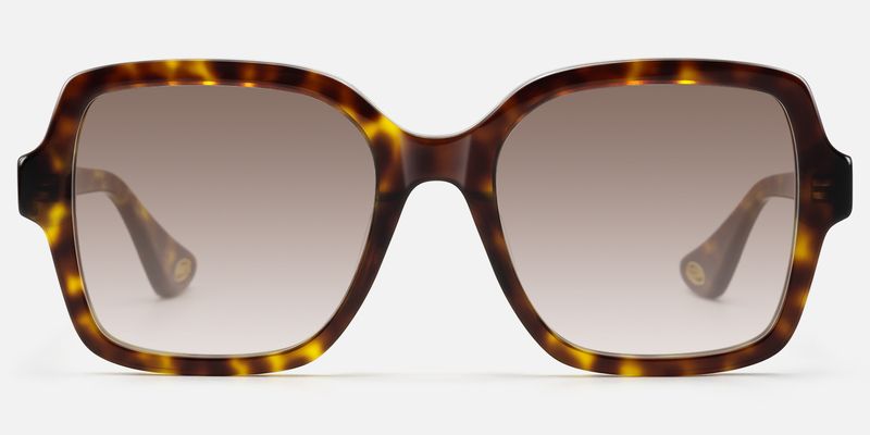 Meridian - Square Tortoise Acetate Sunglasses | Vooglam