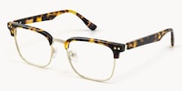 Preppy - Rectangle Tortoise Eyeglasses - 3
