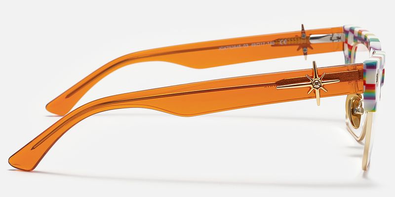 Nathifa - Browline Multicolor Eyeglasses
