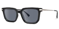 Denbeigh - Rectangle Black Sunglasses - 2