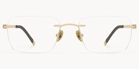 Glaze - Rectangle Gold Eyeglasses - 1