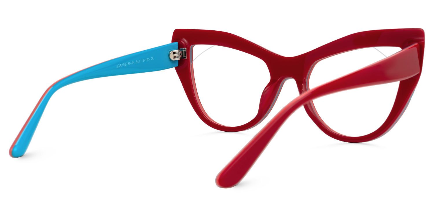 Ekewaka - Cat Eye Red Eyeglasses product detail 4