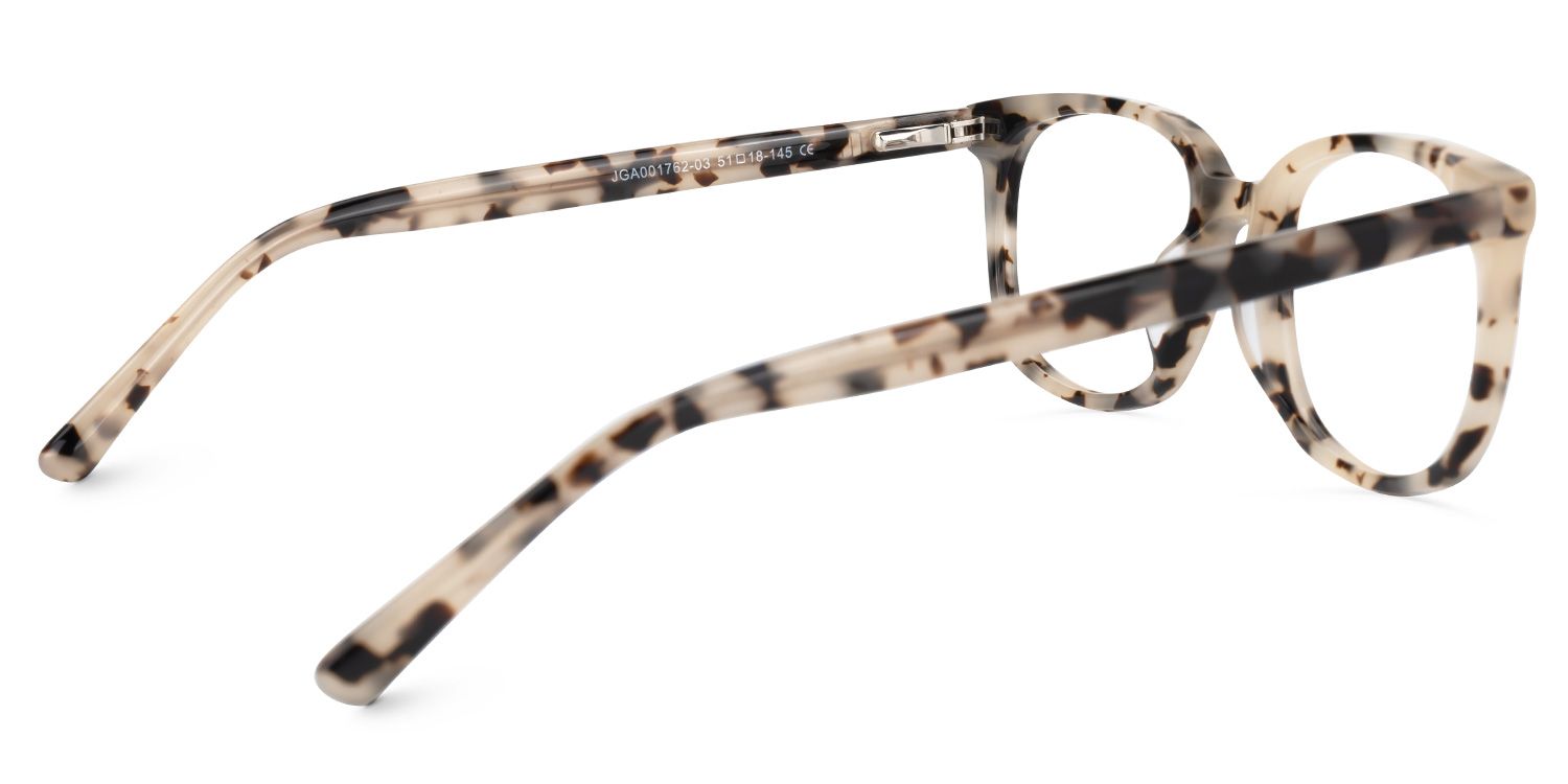 Eloy - Rectangle Tortoise Eyeglasses | Vooglam Side View