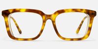 Chaparral - Desert Punk Rectangle Tortoise Glasses | Vooglam Angle View