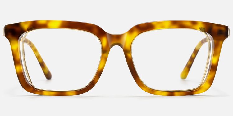 Chaparral - Desert Punk Rectangle Tortoise Glasses | Vooglam