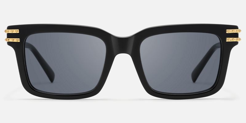 Anansi - Black Rectangle Sunglasses