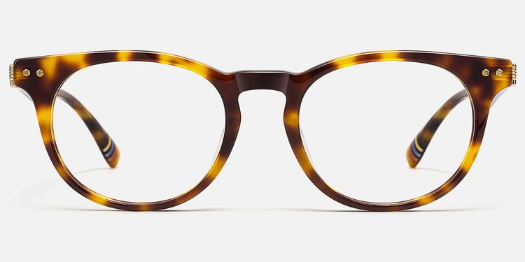 Vintel - Rectangle Tortoise Eyeglasses | Vooglam