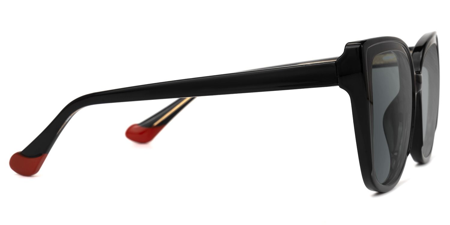 Darena - Cat Eye Black Sunglasses | Vooglam 4