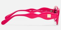 Royale - Oval Pink Sunglasses | Vooglam Side View