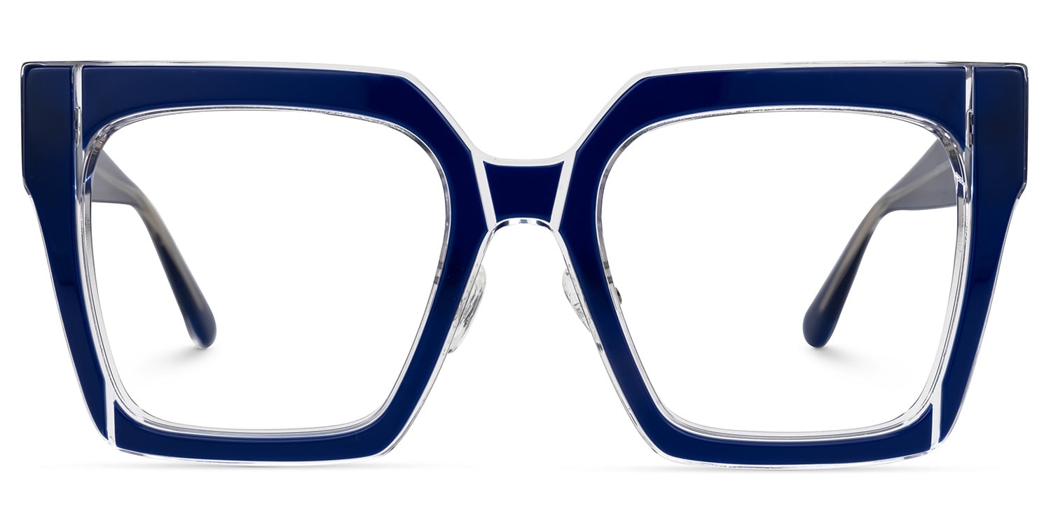 

Desmond - Square Blue Eyeglasses
