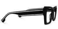 Denicia - Rectangle Black Eyeglasses | Vooglam 
