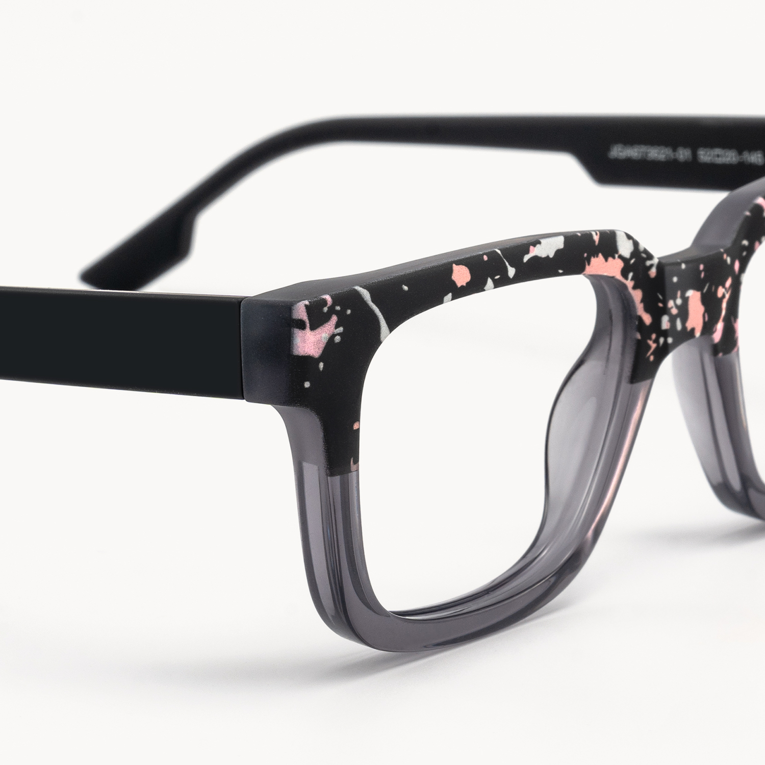 Strobe - Rectangle Two-tone Eyeglasses - 7