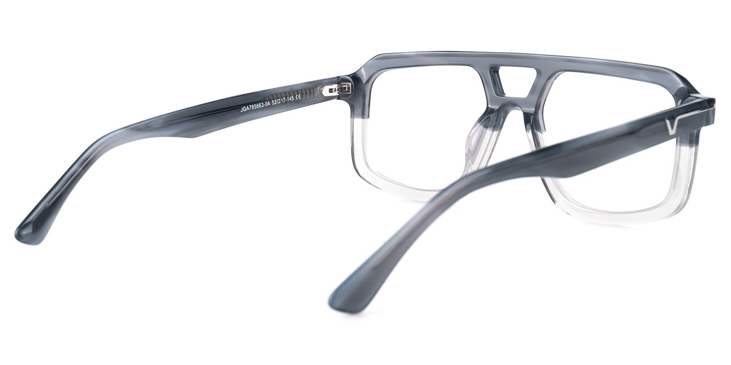 Eliyahu - Aviator Grey Eyeglasses product detail 3