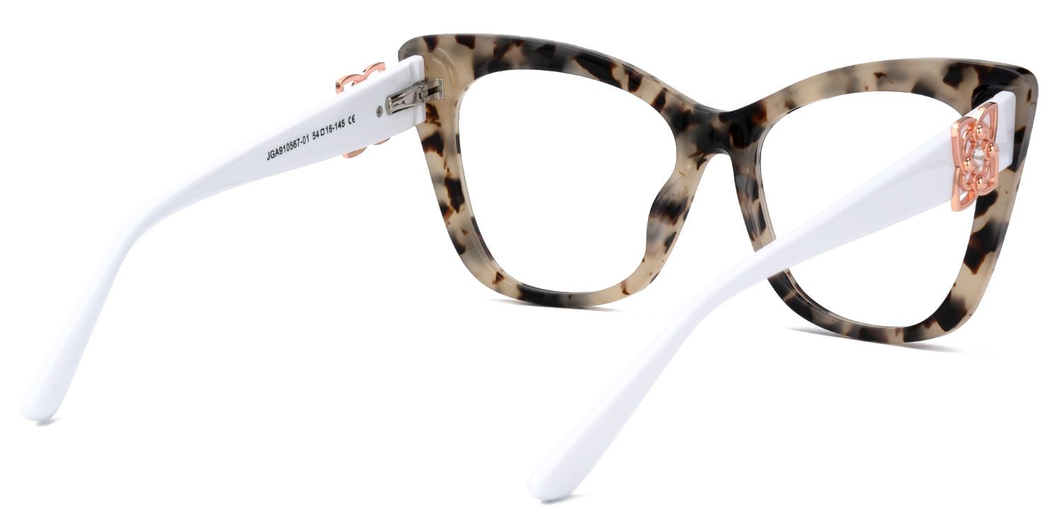 Haiku - Cat Eye Tortoise Eyeglasses | Vooglam Side View