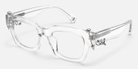 Sabrina - Rectangle Crystal Eyeglasses