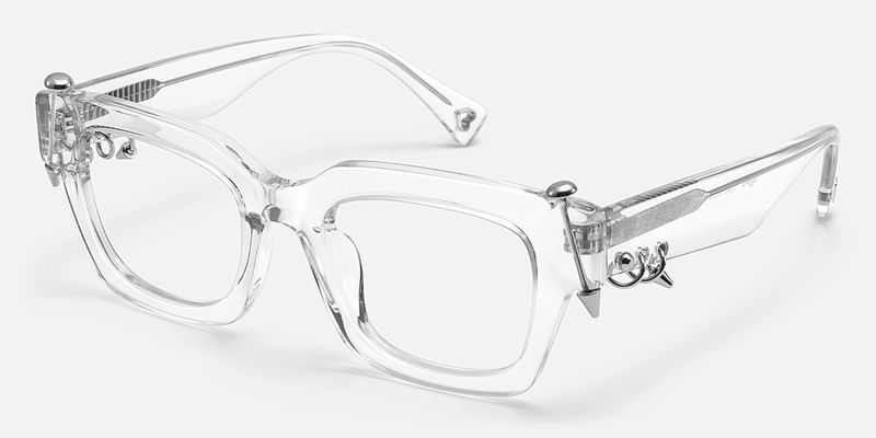 Sabrina - Rectangle Crystal Eyeglasses