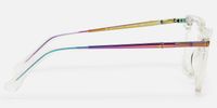 Denbeigh - Rectangle Crystal Eyeglasses | Vooglam Side View
