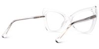 Bahadur - Cat Eye Crystal Eyeglasses | Vooglam Side View