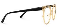 Afrodille - Round Gold Eyeglasses | Vooglam