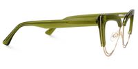 Daryl - Cat Eye Green Eyeglasses | Vooglam