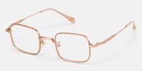 Arc - Square Gold Eyeglasses | Vooglam Front View