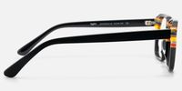 Nanda - Square Black Eyeglasses | Vooglam Side View