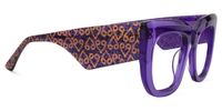 Hakulani - Square Purple Eyeglasses | Vooglam