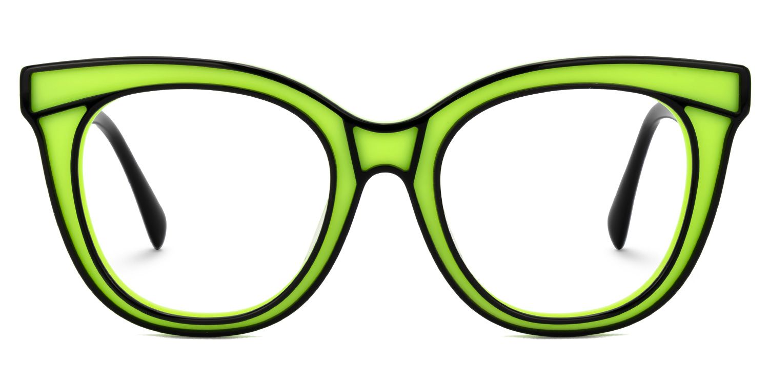 Feivel - Cat Eye Green Eyeglasses product detail 2