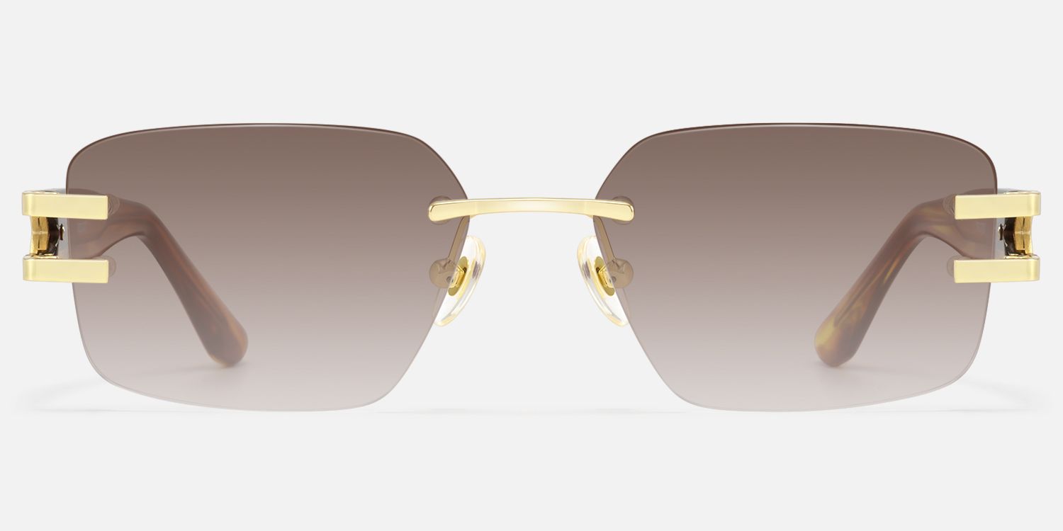 Aurum - Rectangle Tortoise Sunglasses product detail 2