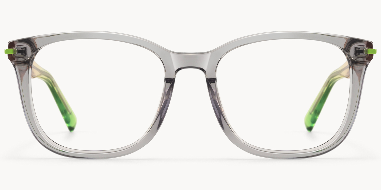 Holo - Square Silver Eyeglasses