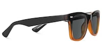 Nadia - Rectangle Two-tone Sunglasses - 4