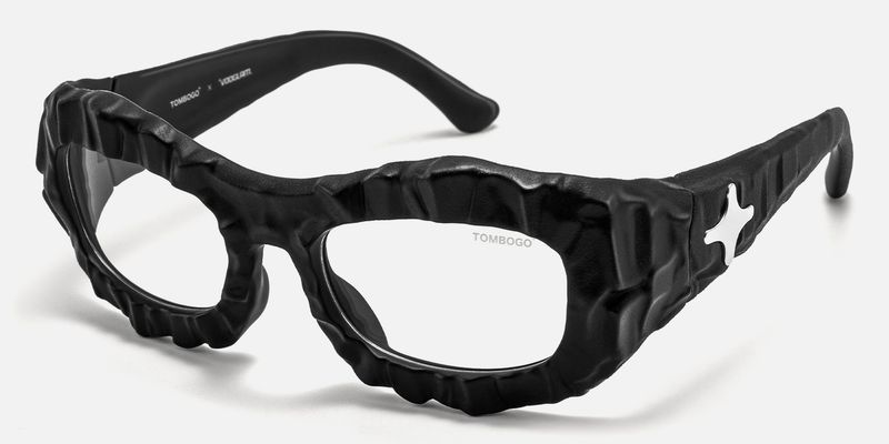 The Geologist - Geometric Black Eyeglasses