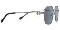 Aero - Aviator Grey Sunglasses | Vooglam 