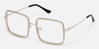 Kafele - Square Silver Eyeglasses