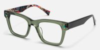 Adinkra - Square Green Eyeglasses