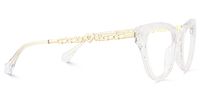 Rhapsody - Butterfly White Eyeglasses | Vooglam 