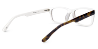 Eliava - Rectangle Tortoise Eyeglasses | Vooglam Side View