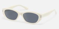 Reign - Geometric White Sunglasses