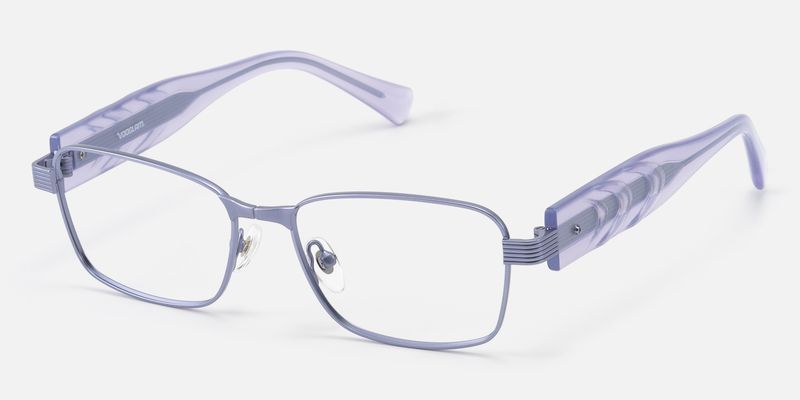 Toyo - Matte Purple Pearlescent Acetate Glasses | Vooglam