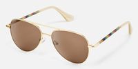 Joni - Aviator Gold Sunglasses