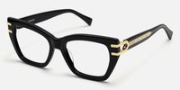 Warrior - Butterfly Black Eyeglasses | Vooglam Front View